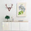 Illustration of Columbine Flowers - Wrapped Canvas-55359993