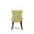 7 Piece Kitchen Table & Chairs Set Consist of a Round Dining Room Table with Pedestal and 6 Limelight Linen Fabric Parson Chairs, Distressed Jacobean-78437305