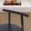 Height Counter & Bar Stools With Metal Frame(Set Of 3)-1542047513