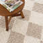 Tapis beige à motif géométrique contemporain Axlan Diiamond-227164495
