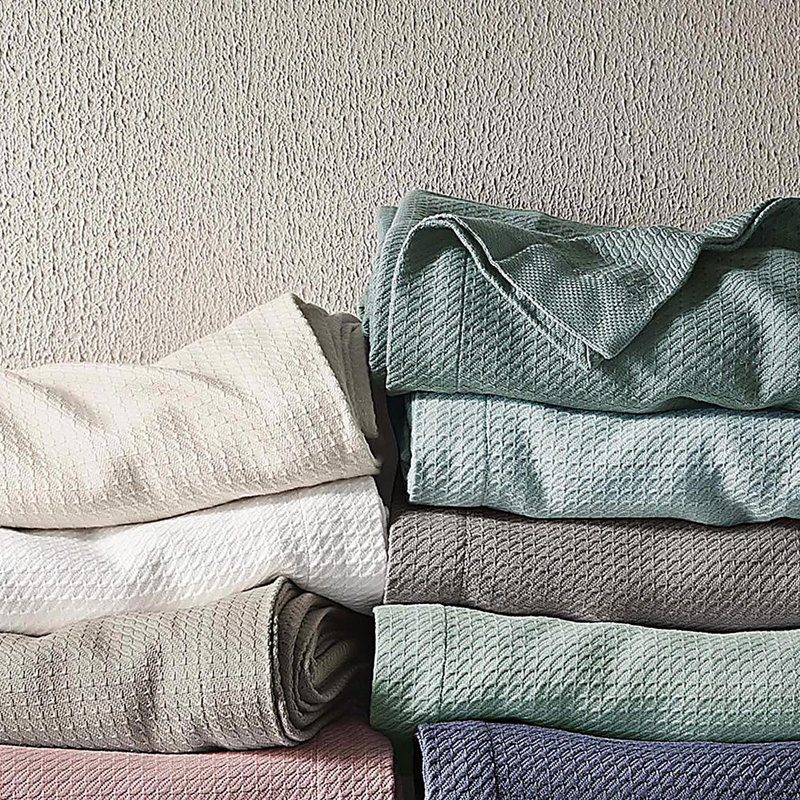 Couverture, Lit simple, Kaki