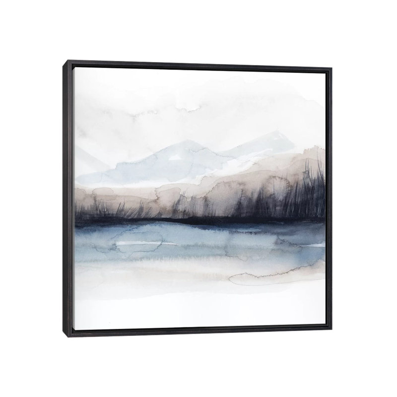 Horizon ombre I - reproduction d'art murale - toile encadrée, H 37 po x l 37 po, Toile à cadre flottant sans passe-partout