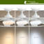 Ventilateur de plafond d'intérieur intelligent blanc mat avec moteur à courant continu 22 po Light Pro-1465805137