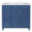 Meuble-lavabo 36 po avec lavabo en céramique-97857644