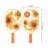 15 3/4" Pickleball Paddle Tray S2, Sunflower