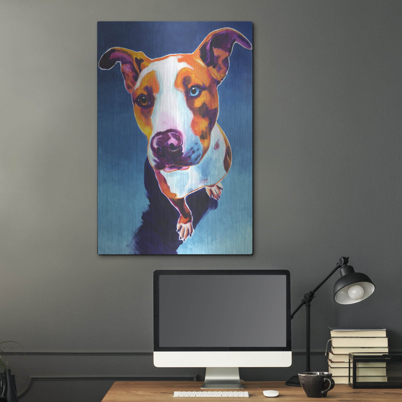 «Pit Bull - Bentley» par Dawg Painter, H 36 po x l 24 po