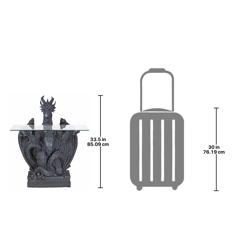 Subservient Dragon 27.5'' Console Table