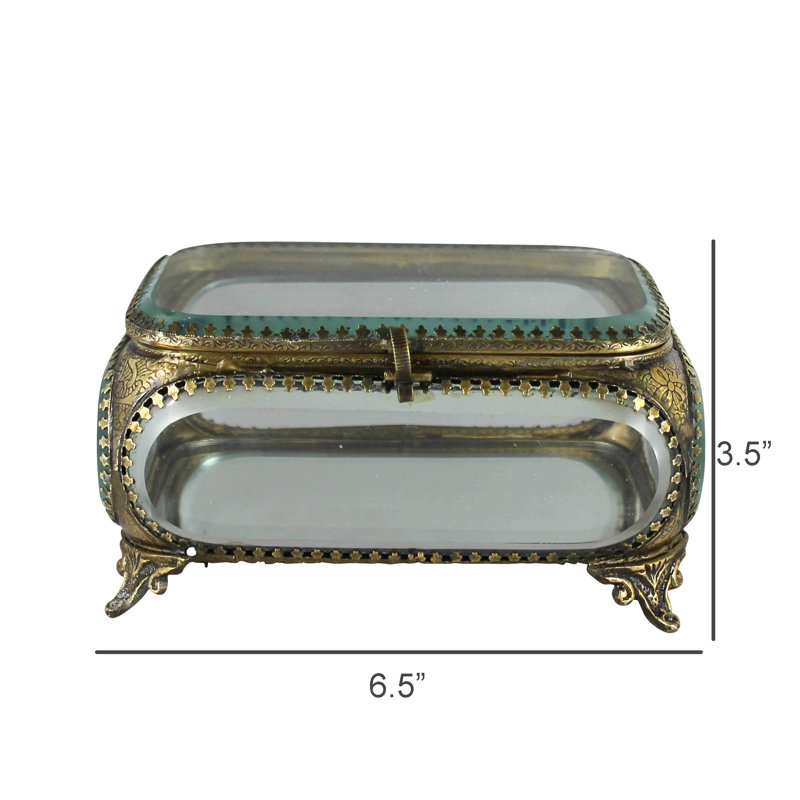 Boîte en verre biseauté - Rect