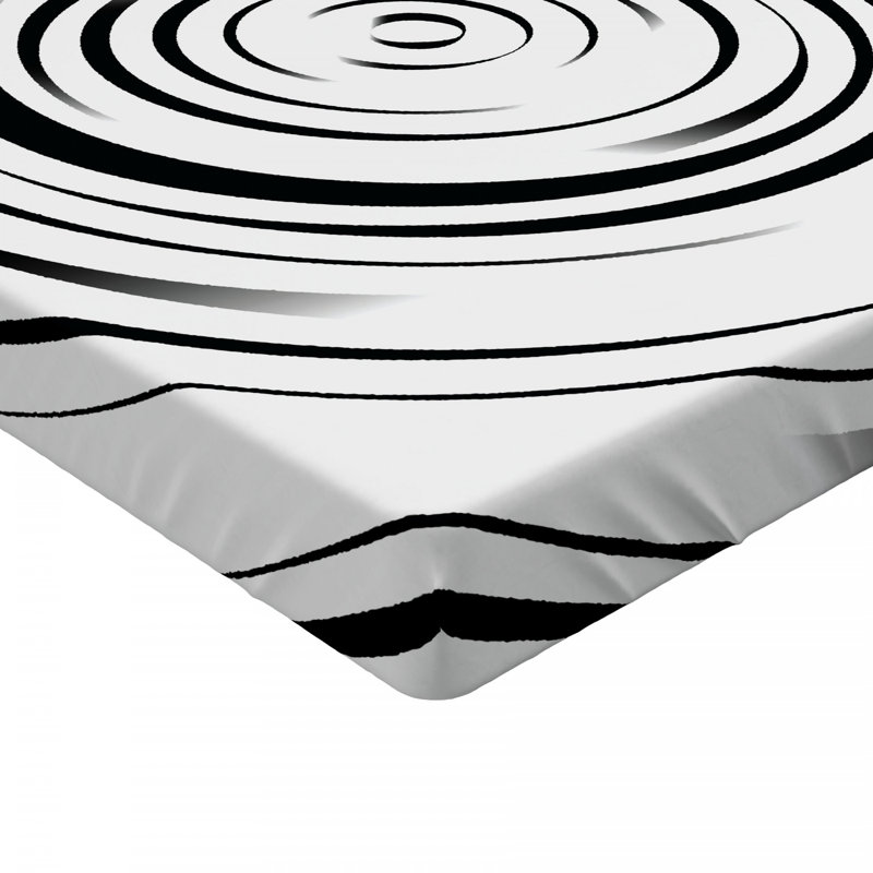 Microfiber Geometric Fitted Sheet, Twin XL Fitted Sheet