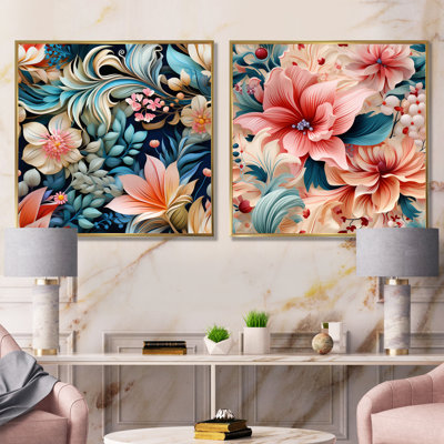 Andreas - Floral Wall Art Living Room Set Of 2
