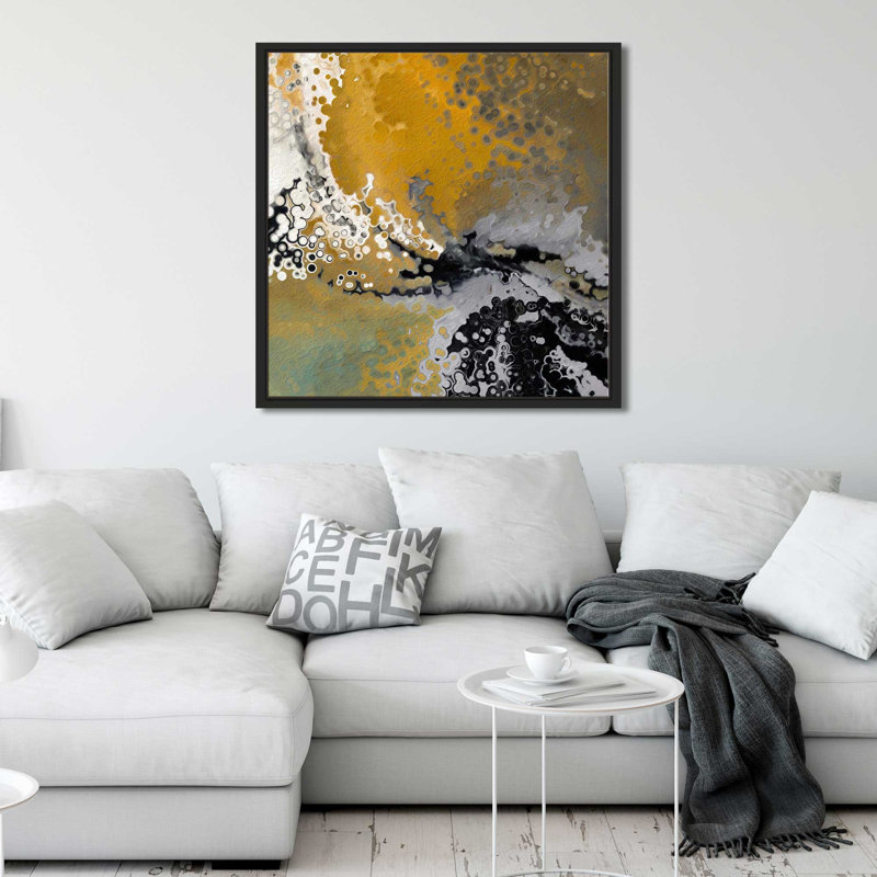 «A Cry For Mercy, Psalm 51: 1-2» par Mark Lawrence, reproduction d'art, Cadre flottant noir, H 31,5 po x l 31,5 po x P 2 po