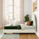 Avaah Solid Wood Panel Bed with Arch Headboard with 1 Drawer End Storage