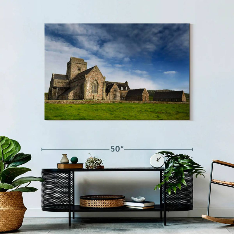 Abbaye et monastère Adella Iona, H 32 po x l 48 po