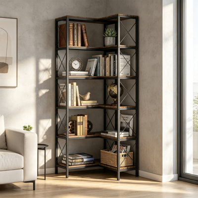 60cm W Metal Bookcase