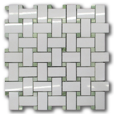 Carreau de mosaïque en marbre 12 po x 12 po