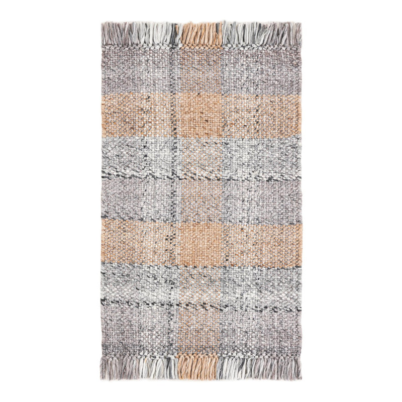 Gracie Oaks Eco Plaid Indoor Outdoor Washable Plaid Indoor / Outdoor ...