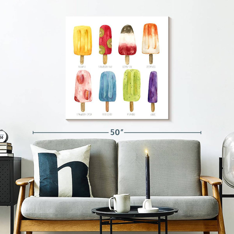 Arney Popsicles Come Chill, 30" H x 30" W