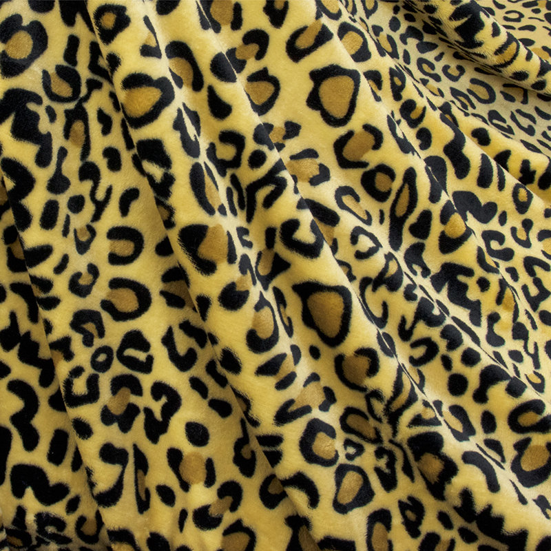 Pavilia Cheetah Print Flannel Fleece Throw Blanket 50" x 60"