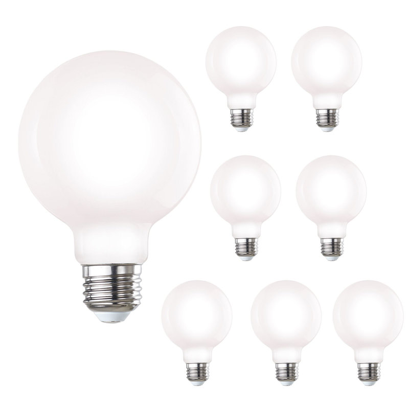 7 W (équivalent à 60 watts), ampoule DEL G25 à intensité variable laiteuse, 2700 K
