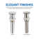 Pop-Up Bathroom Sink Drain Stopper without Overflow, Bathroom Sink Drain Assembly without Overflow