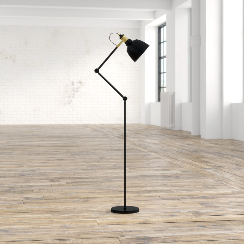 Busch 149.5cm Black Task Floor Lamp