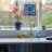 12"H Ilsa Stained Glass Window Panel