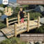 Passerelle de jardin en bois Epicozy Classic-98730254