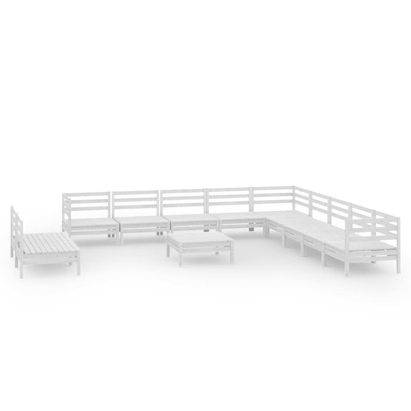 Ensemble de canapé modulaire de jardin 12 pièces vidaXL