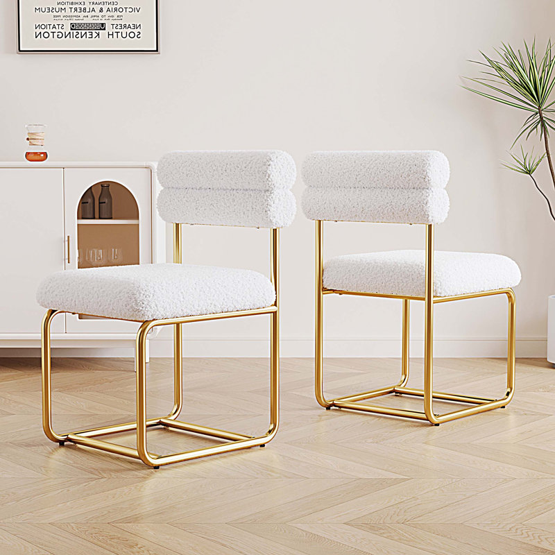 Ensemble de 2 chaises de salle à manger rembourrées