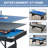 3-in-1 Multi-game Table: Pool Table,table Games, Table Tennis, And Dining Table For Family Fun