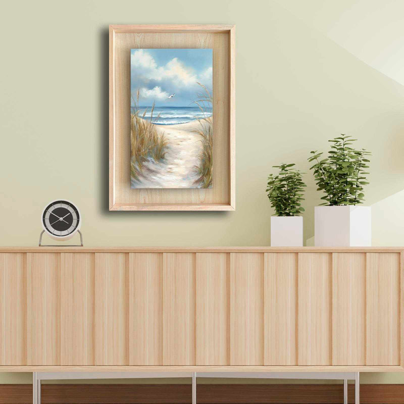 Elegant Framed Decorative Painting, 16.9 x 24.8 inches | 100% Solid Wood Frame (Thickness: 1.2 inches), 100% Maple MDF Background (Thickness: 0.1 inches), UV Printing | Perfect Wall Art for Home & Office Décor