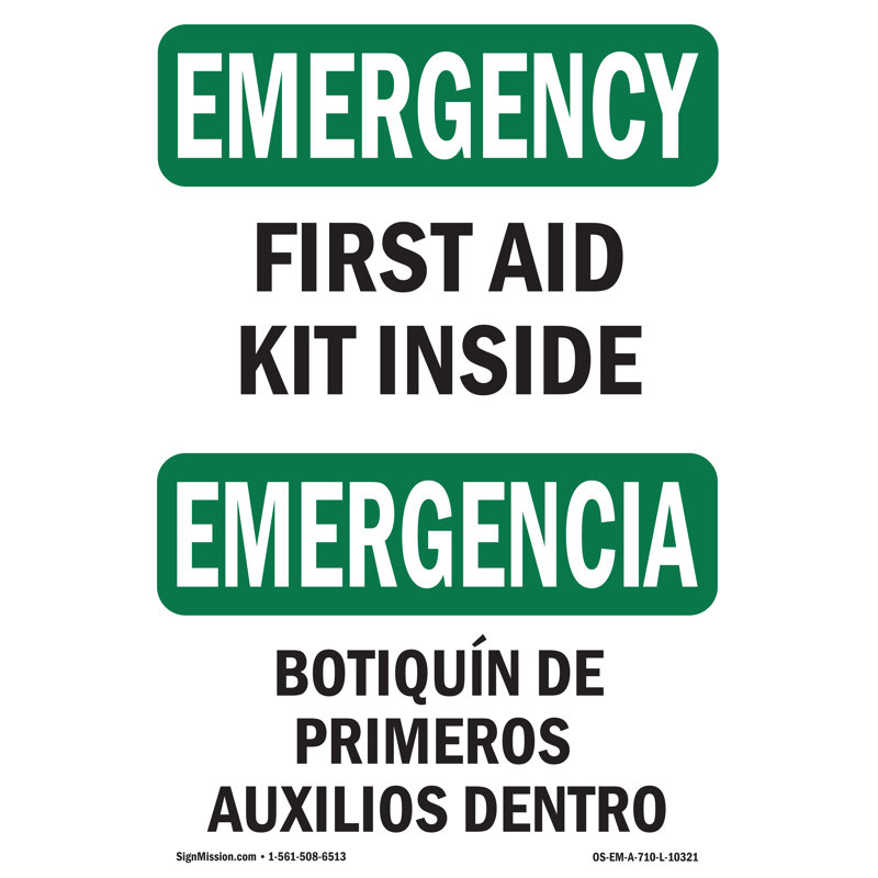 Adhésif décoratif pour trousse de premiers soins 18 po x 12 po