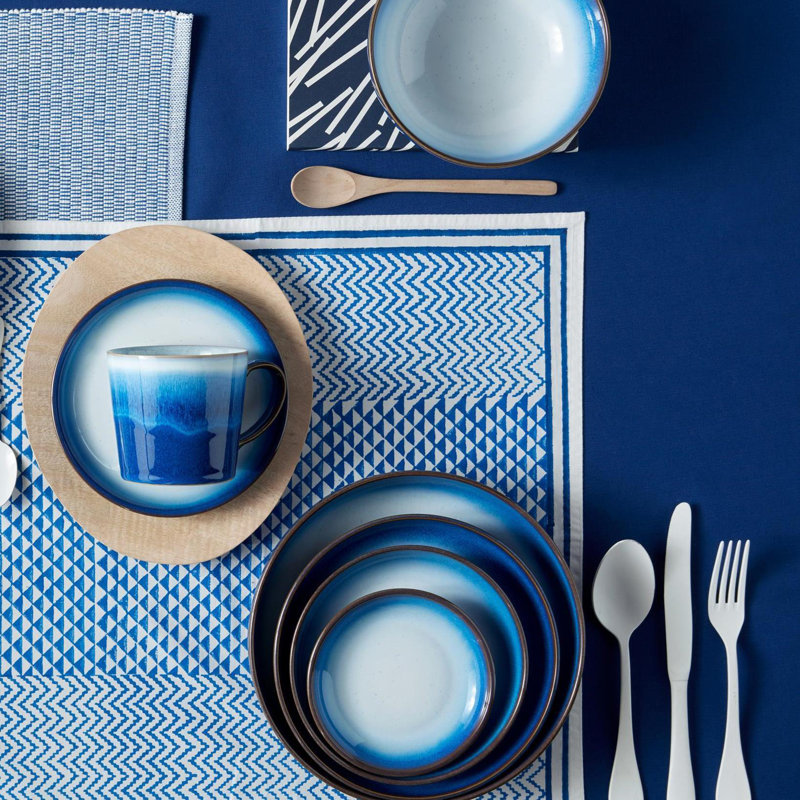 Denby Blue Haze Coupe Dinner Plate