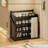 Free Installation Folding Bamboo Shoe Cabinet With Doors, Dustproof Multi Layer Storage, Small House Type, Large Capacity For Home Use