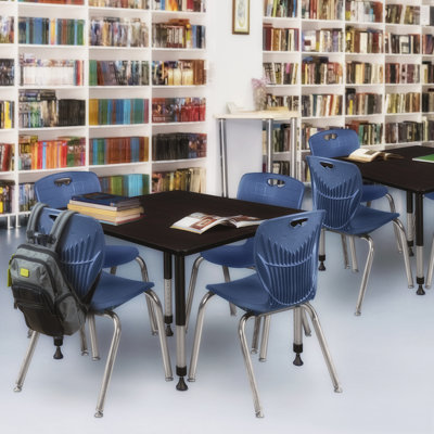 Kee Square Breakroom Table and Chair Set