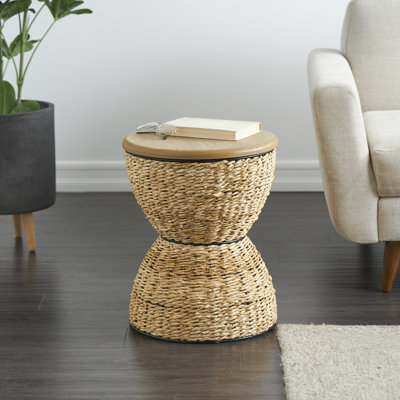 Tabouret d'appoint en bois manufacturé