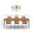 Amezcua 23.63'' W Metal Drum Chandelier