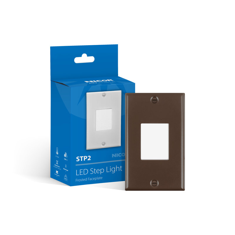 Integrated LED Step Light, Oil-Rubbed Bronze