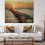 «Boat Pier at Sunset», reproduction-34273319-34273321