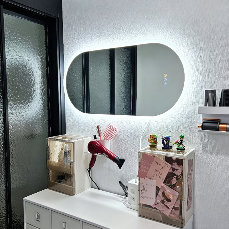 Jaharie Wall and Dresser Mirror, 39.3" x 20"
