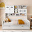 Lit de jour en bois avec lit gigogne et armoire et tablette tout-en-un-2026000978-2026000981