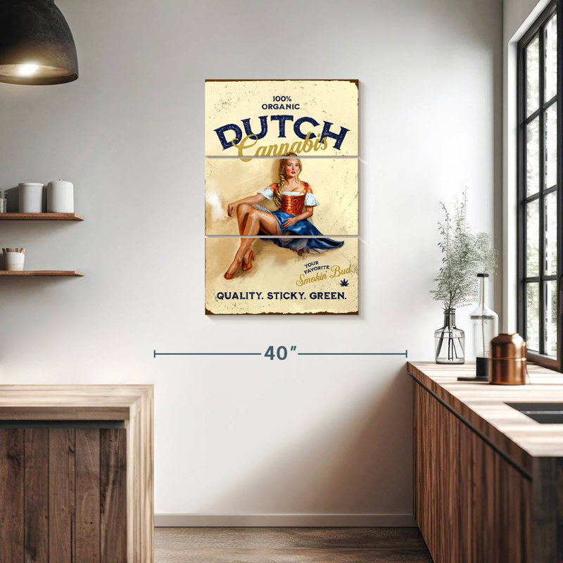 Senne Dutch Cannabis, 38" H x 24" W