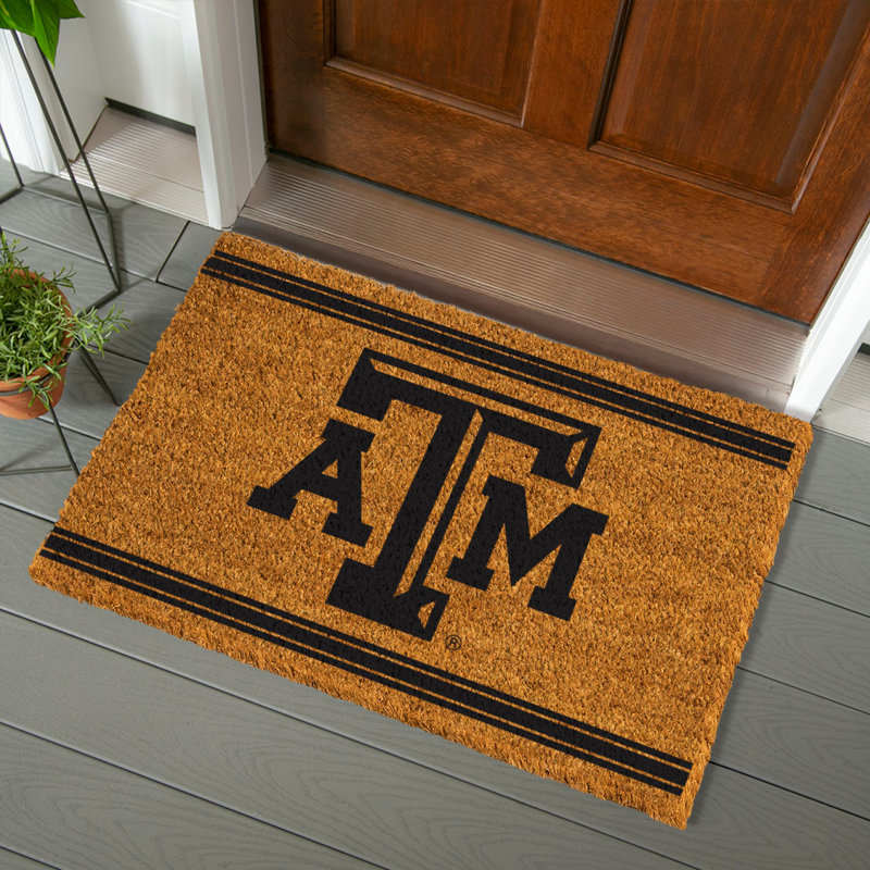 Grand tapis couleur coco Texas A&M, 36 po x 24 po