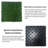 12" X 12" Interlocking Artificial Grass Turf Panels(set Of 36)