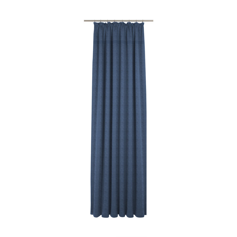 Wiessee Cotton Blend Room Darkening Curtain, 150cm Width x 295cm Drop