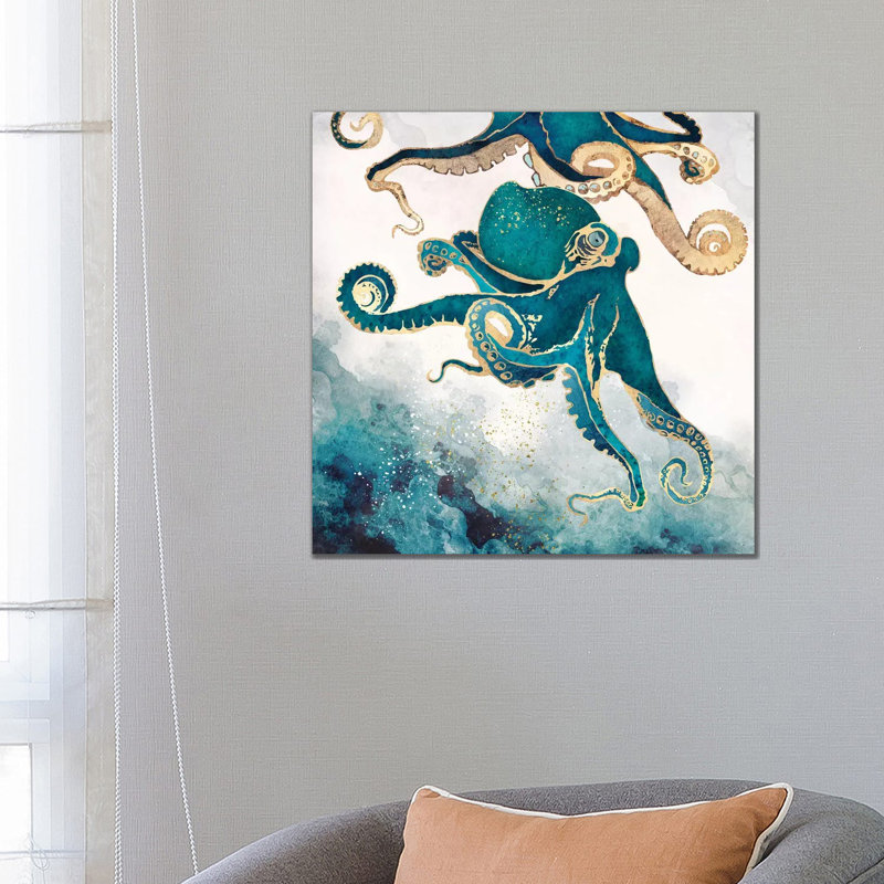 Underwater Dream V by SpaceFrog Designs - No Frame Giclee Art Print on Canvas, 66.04 cm H x 66.04 cm W x 3.175 cm D