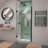 DreamLine Unidoor-LS 35 - 36 inch W x 72 inch H Frameless Hinged Shower Door in Matte Black-122120767-122846610
