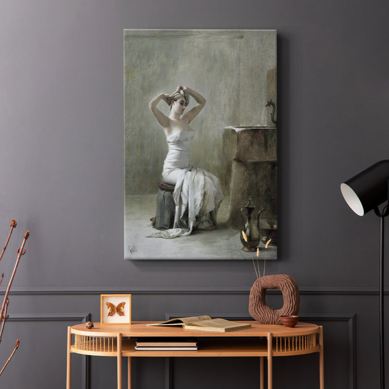 Reproduction de portrait rétro Lxxvii - galerie Cavas, H 18 po x l 12 po