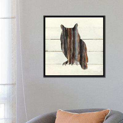 « forestières hibou », impression sur toile