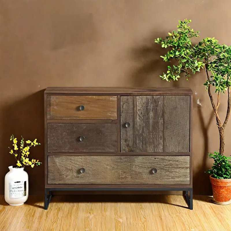 Console antique, H 31,5 po x l 39,4 po x P 17,7 po